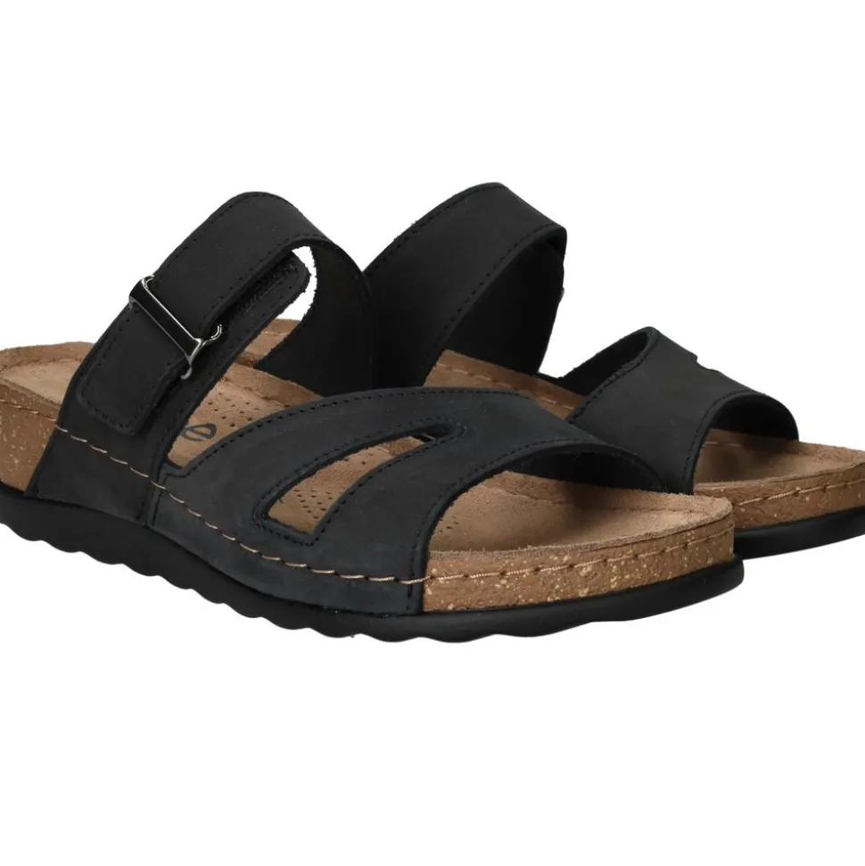 Rohde Slippers Zwart Dames