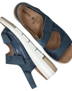 Sens Sandalen Blauw Dames