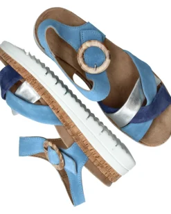 Sens Sandalen Blauw Dames