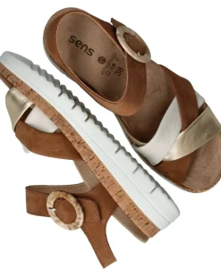 Sens Sandalen Bruin Dames