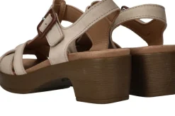 Sens Sandalen Taupe Dames