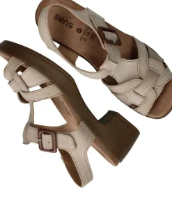 Sens Sandalen Taupe Dames