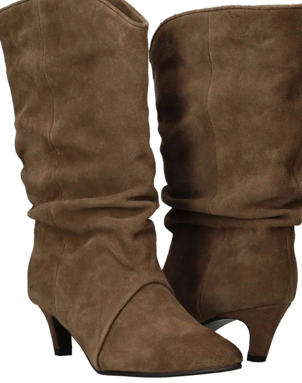 Shoecolate Laarzen Taupe Dames