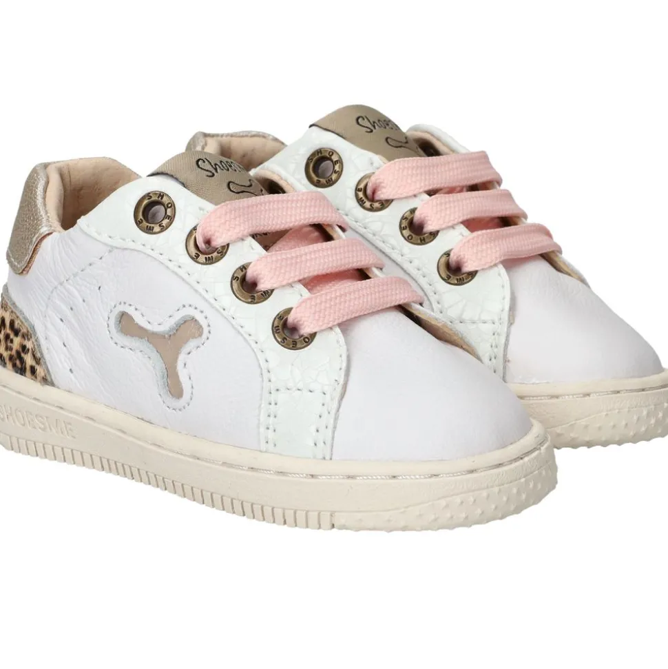 Shoesme Baby-Proof Sneakers Wit Meisjes