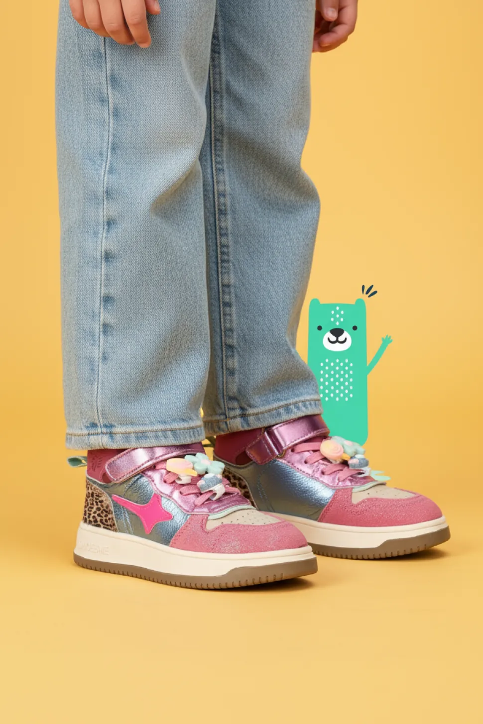 Shoesme New Outsole Roze Meisjes