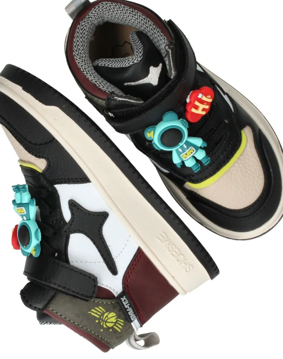 Shoesme New Outsole Sneakers Zwart Jongens