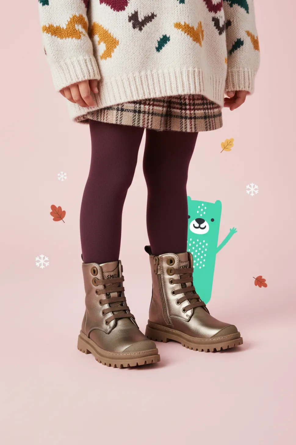 Shoesme New Tank Veterboots Goud Meisjes