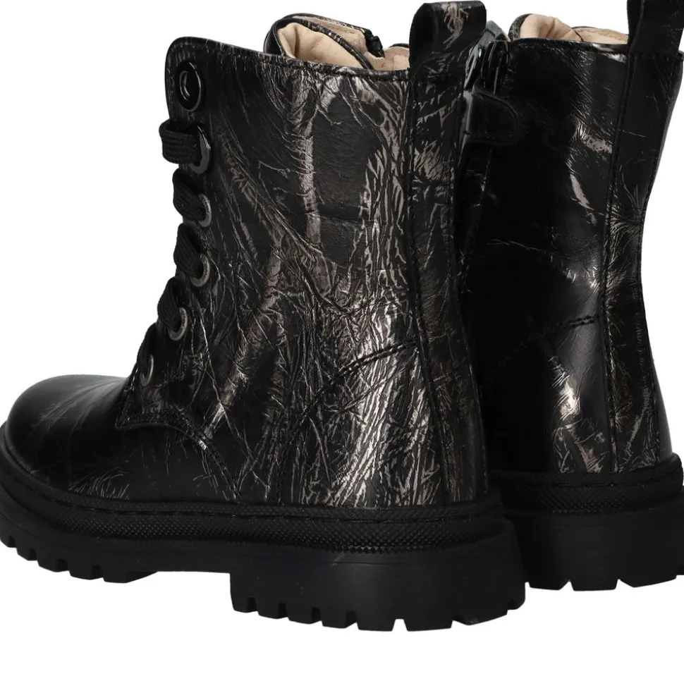 Shoesme New Tank Veterschoenen Zwart Meisjes