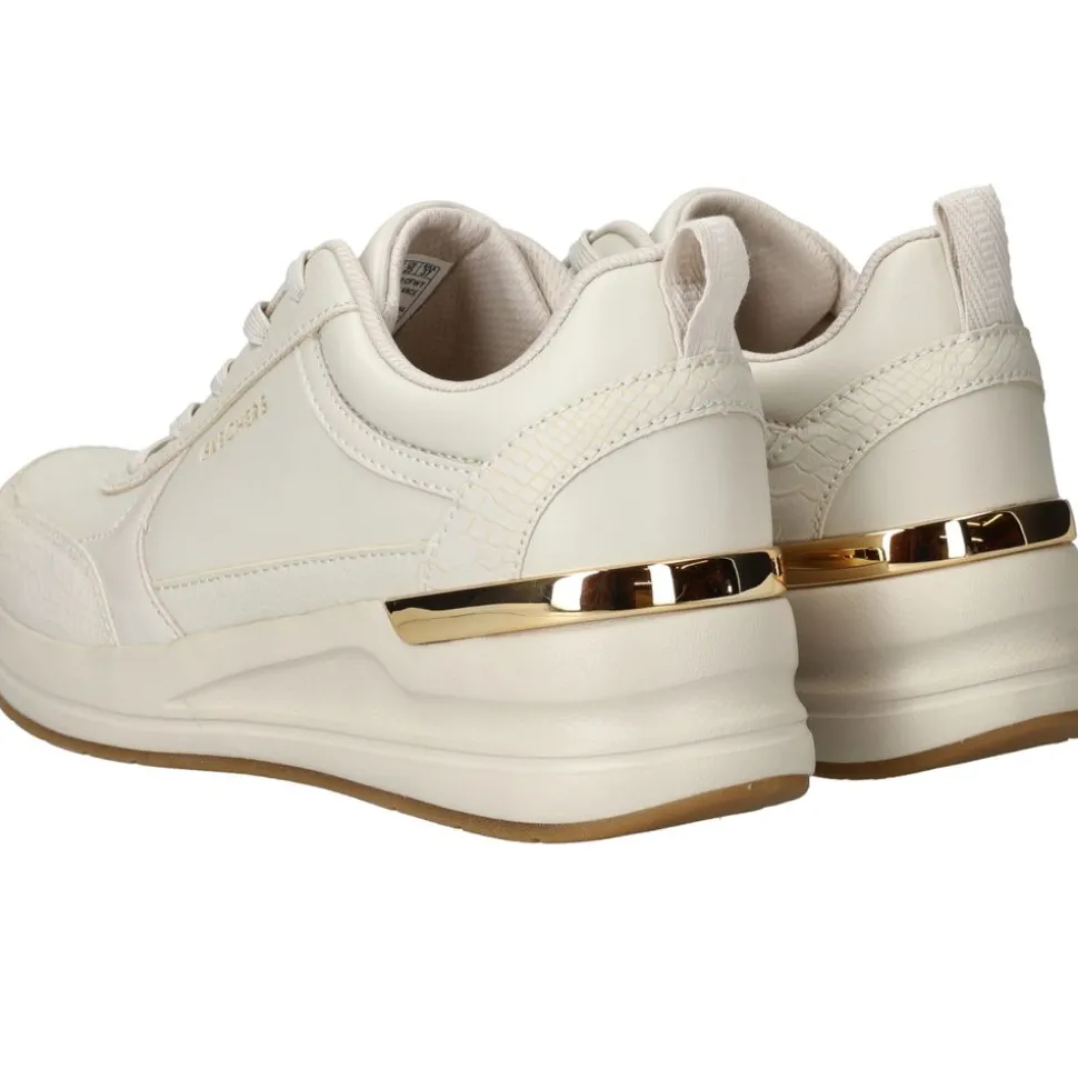 Skechers Billion 2 Fine Shine Sneakers Beige Dames