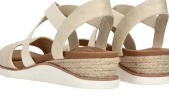 Skechers Bobs Arch Fit Beach Kiss Sandalen Beige Dames