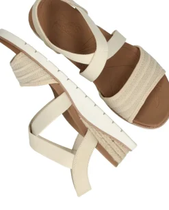 Skechers Bobs Arch Fit Beach Kiss Sandalen Beige Dames