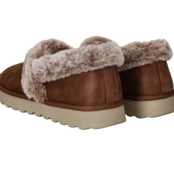 Skechers Cozy Up Pantoffels Bruin Dames