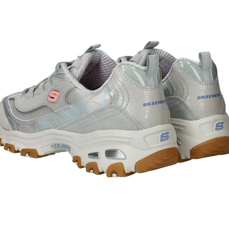 Skechers D Lites Sneakers Grijs Dames