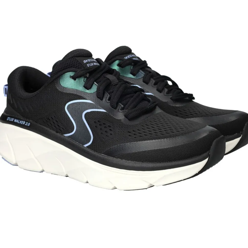 Skechers D'Lux Walker 2.0 Active Pace Sneakers Zwart Dames