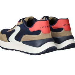 Skechers Fury Dury Lace Low Sneakers Bruin Heren