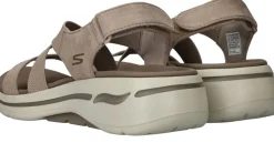 Skechers Go Walk Arch Fit Sandalen Taupe Dames