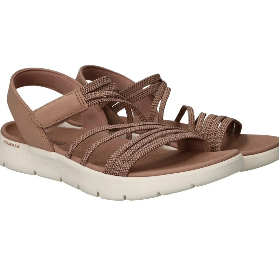 Skechers Go Walk Flex Sandalen Taupe Dames
