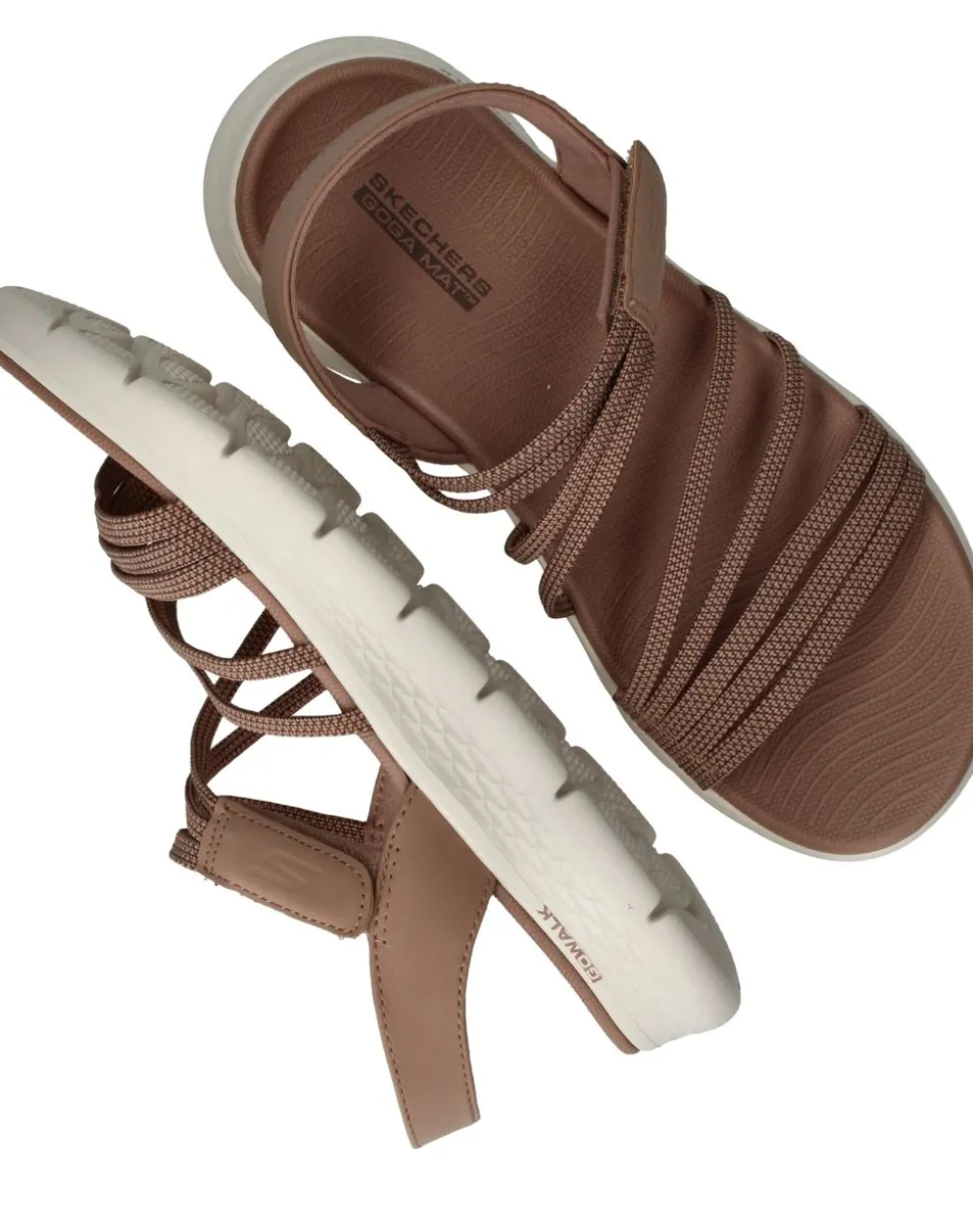 Skechers Go Walk Flex Sandalen Taupe Dames
