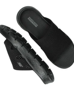 Skechers Go Walk Flex Slippers Zwart Dames