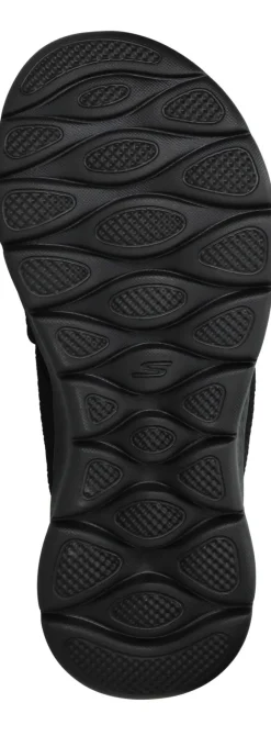 Skechers Go Walk Flex Slippers Zwart Dames