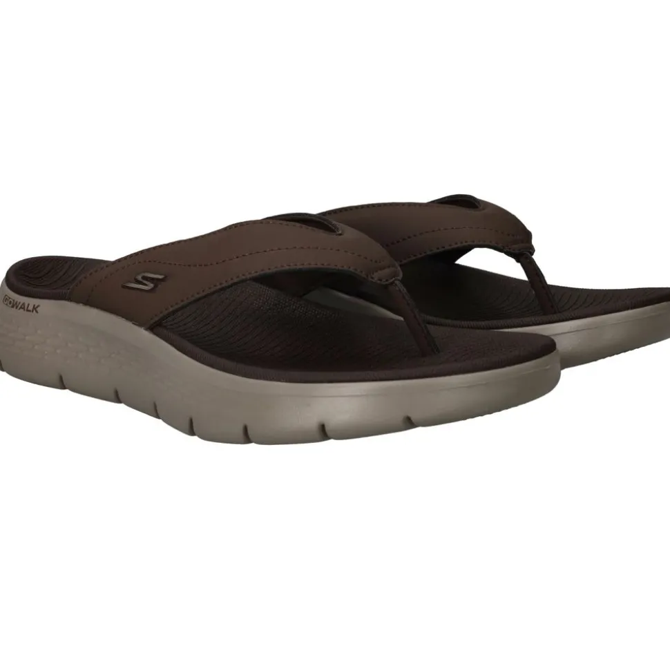 Skechers Go Walk Flex Vallejo Slippers Bruin Heren