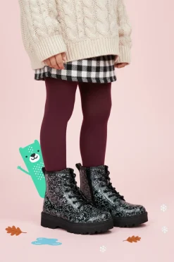 Skechers Gravlen Hi Veterboots Zwart Meisjes