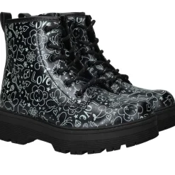Skechers Gravlen Hi Veterboots Zwart Meisjes