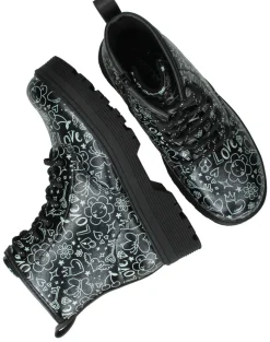 Skechers Gravlen Hi Veterboots Zwart Meisjes