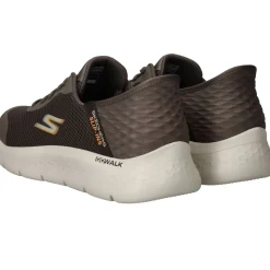 Skechers Hands Free Slip-ins Go Walk Flex Instappers Bruin Heren