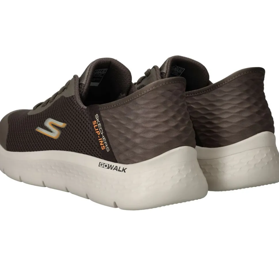 Skechers Hands Free Slip-ins Go Walk Flex Instappers Bruin Heren