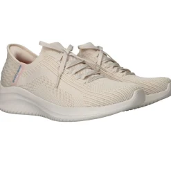 Skechers Hands Free Slip-Ins Ultra Flex 3.0 Brilliant Path Instappers Beige Dames