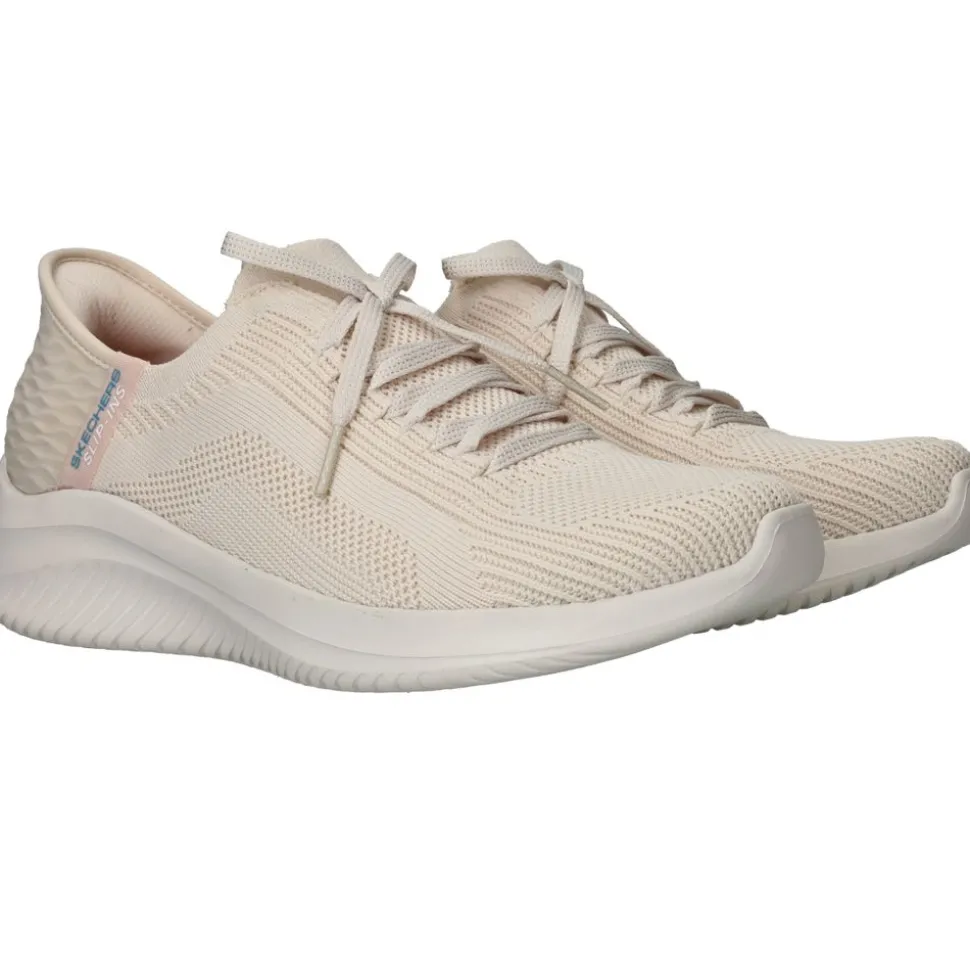 Skechers Hands Free Slip-Ins Ultra Flex 3.0 Brilliant Path Instappers Beige Dames