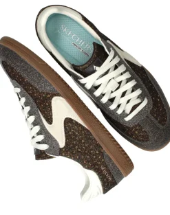 Skechers Hotshot Leopard Magic Sneakers Bruin Dames