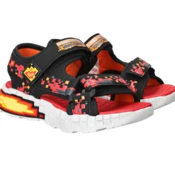 Skechers Mega Splash 4K Sandalen Rood Jongens