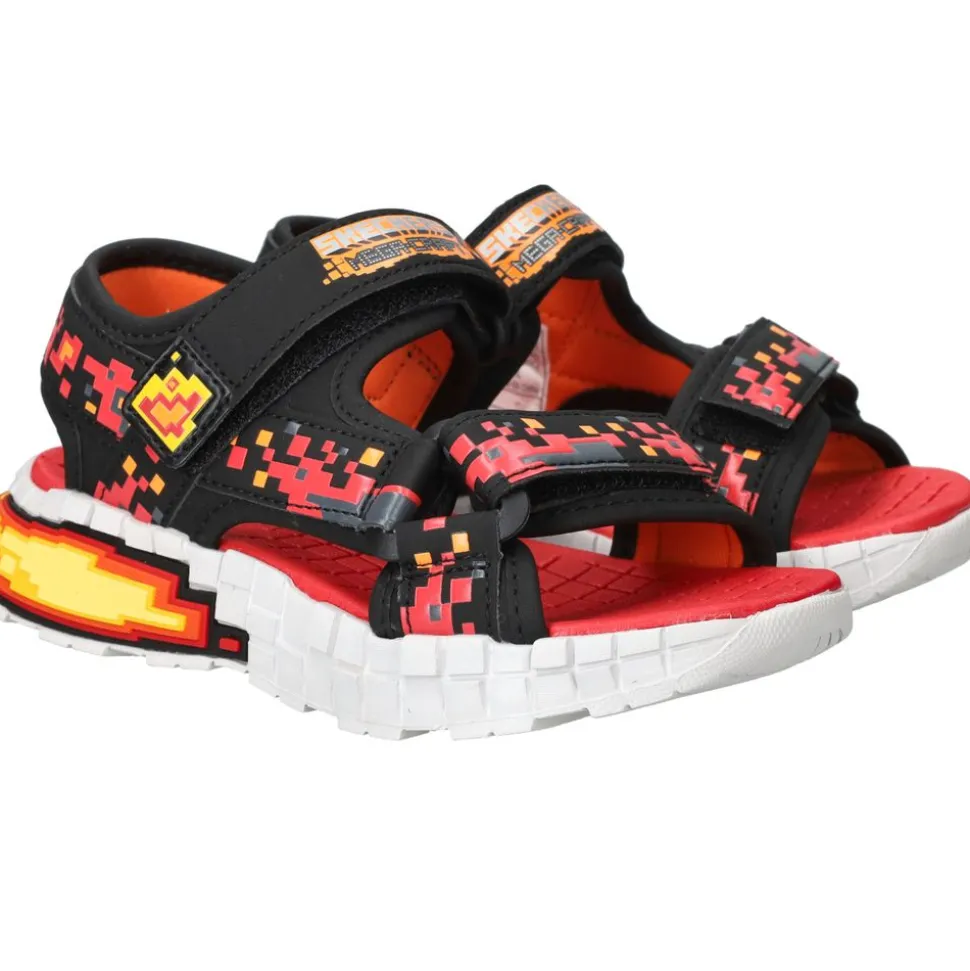 Skechers Mega Splash 4K Sandalen Rood Jongens