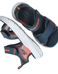 Skechers Microspec Splash Sandalen Blauw Jongens