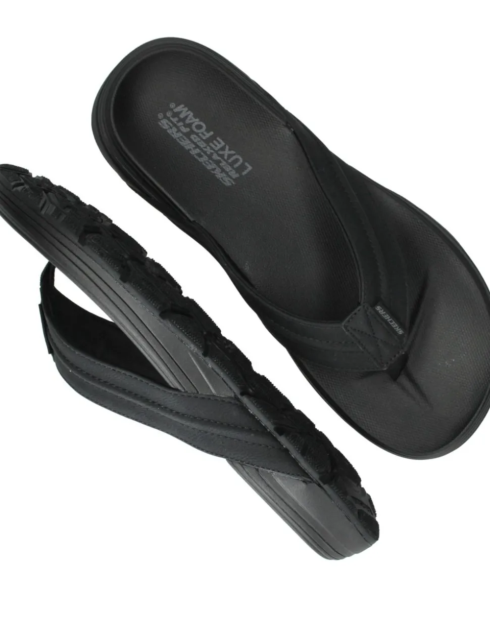 Skechers Patino Marlee Slippers Zwart Heren