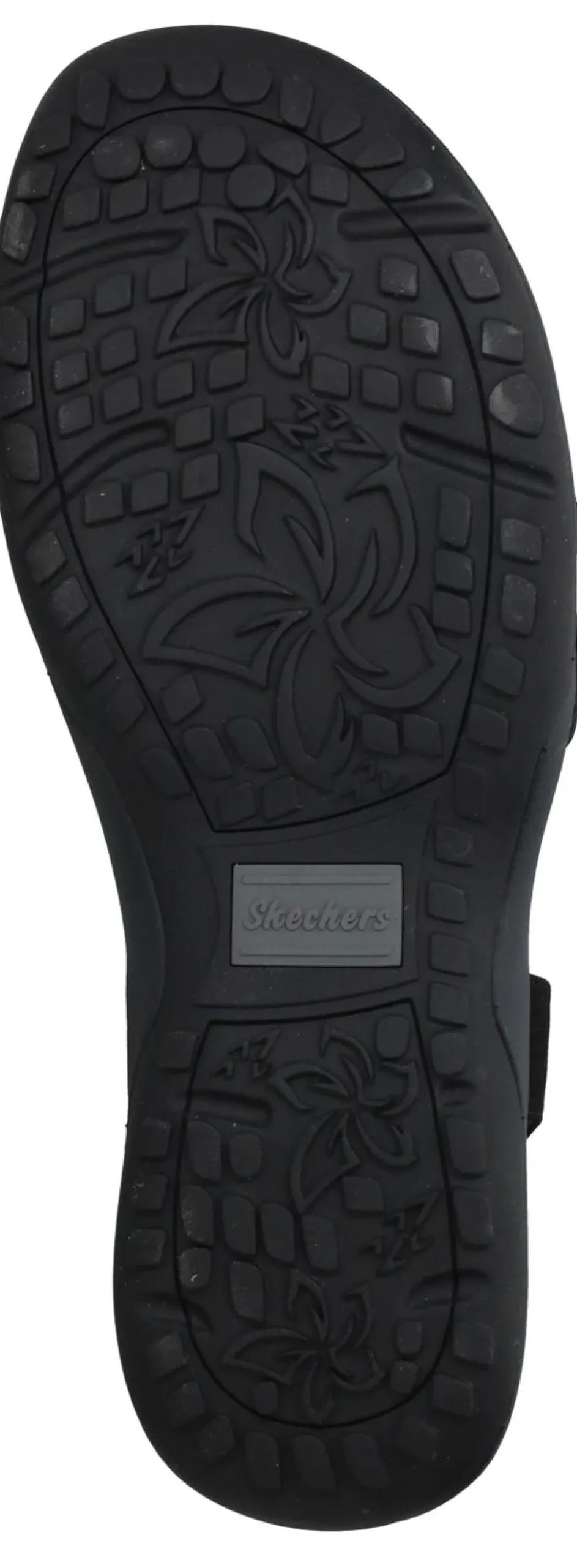 Skechers Reggae Slim Simply Stretch Sandalen Zwart Dames