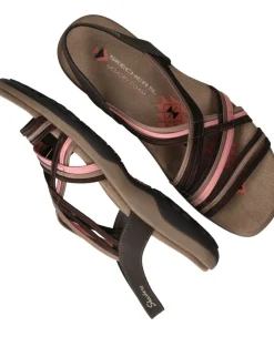 Skechers Reggae Slim Simply Stretch Sandalen Bruin Dames
