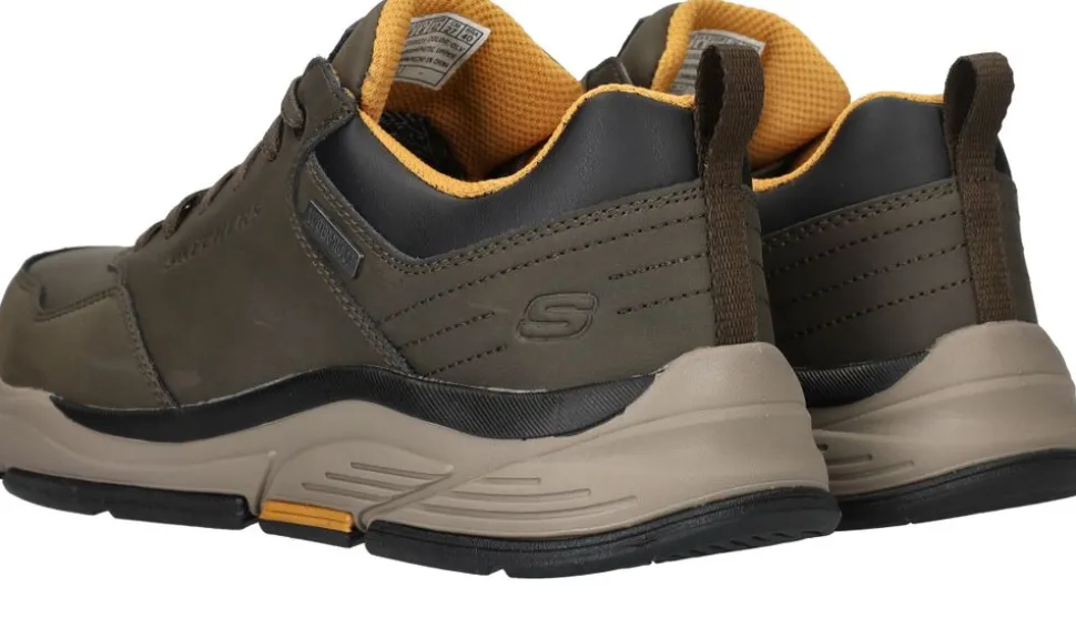 Skechers Relaxed Fit Benago Hombre Waterproof Wandelschoenen Groen Heren