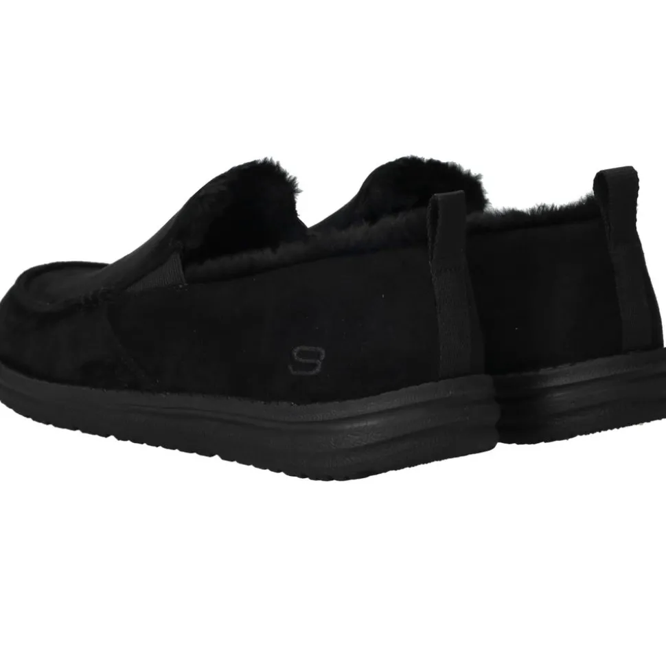 Skechers Relaxed Fit Melson Willmore Dichte pantoffels Zwart Heren
