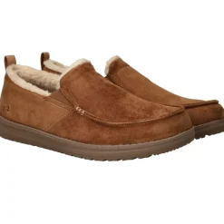 Skechers Relaxed Fit Melson Willmore Pantoffels Cognac Heren