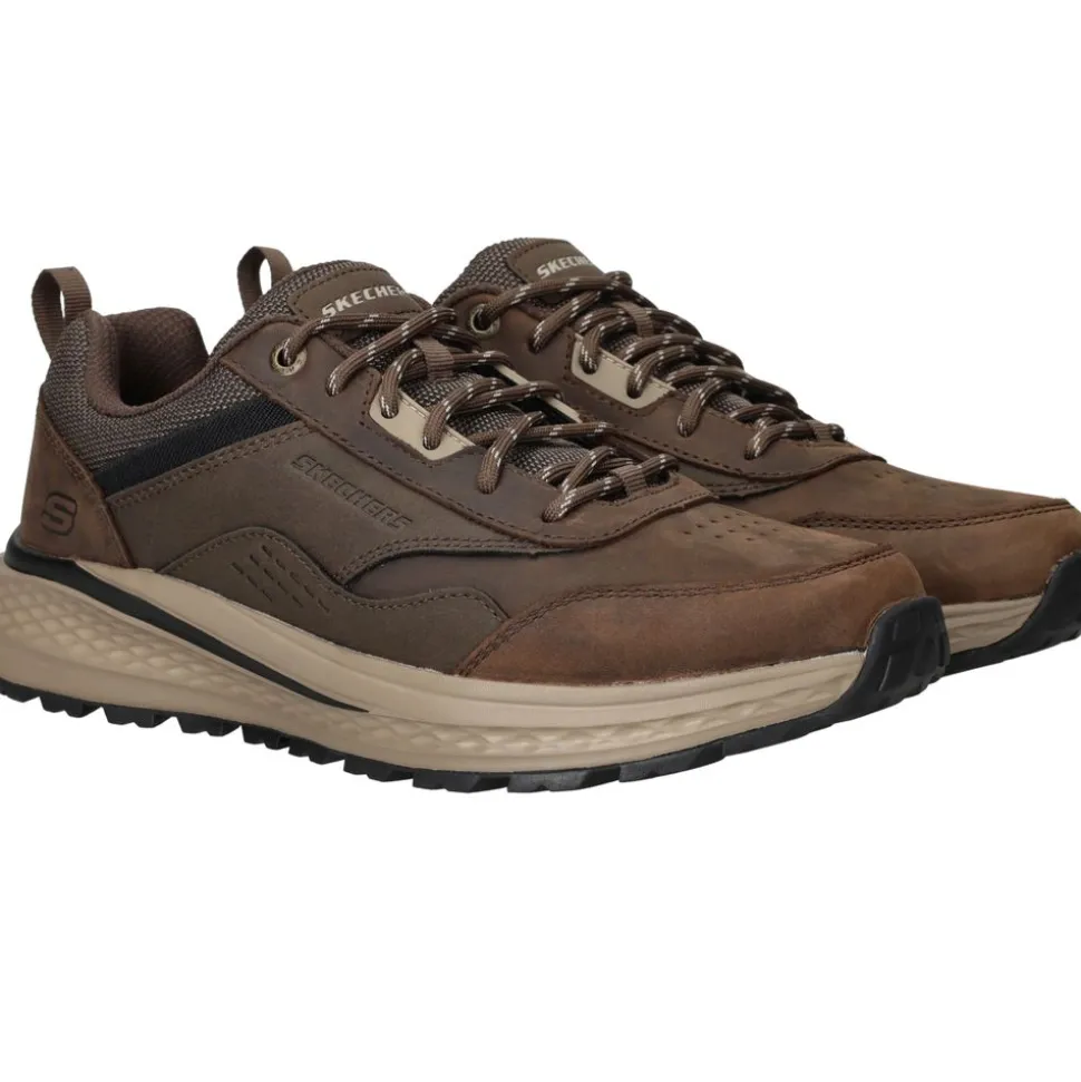 Skechers Relaxed fit Slade Peralto Sneakers Bruin Heren