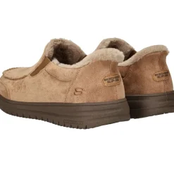 Skechers Relaxed Fit Slip-Ins Murette Scofield Pantoffels Cognac Heren
