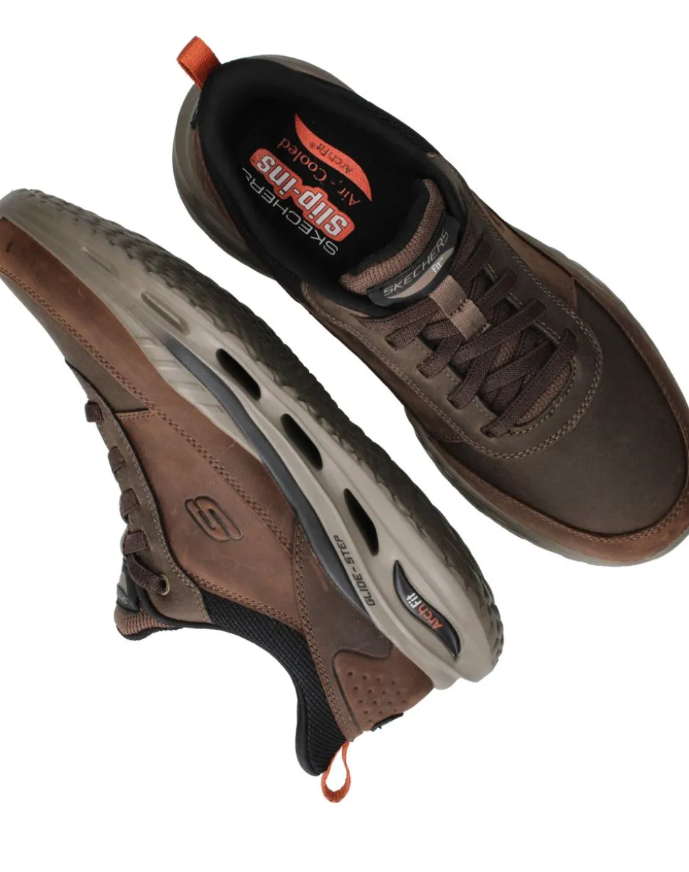 Skechers Slip-Ins Arch Fit Instappers Bruin Heren