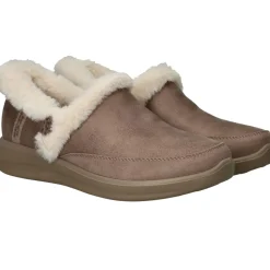 Skechers Slip-Ins Cozy Escape Pantoffels Beige Dames