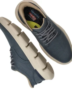 Skechers Slip-Ins Garza Clive Instappers Blauw Heren