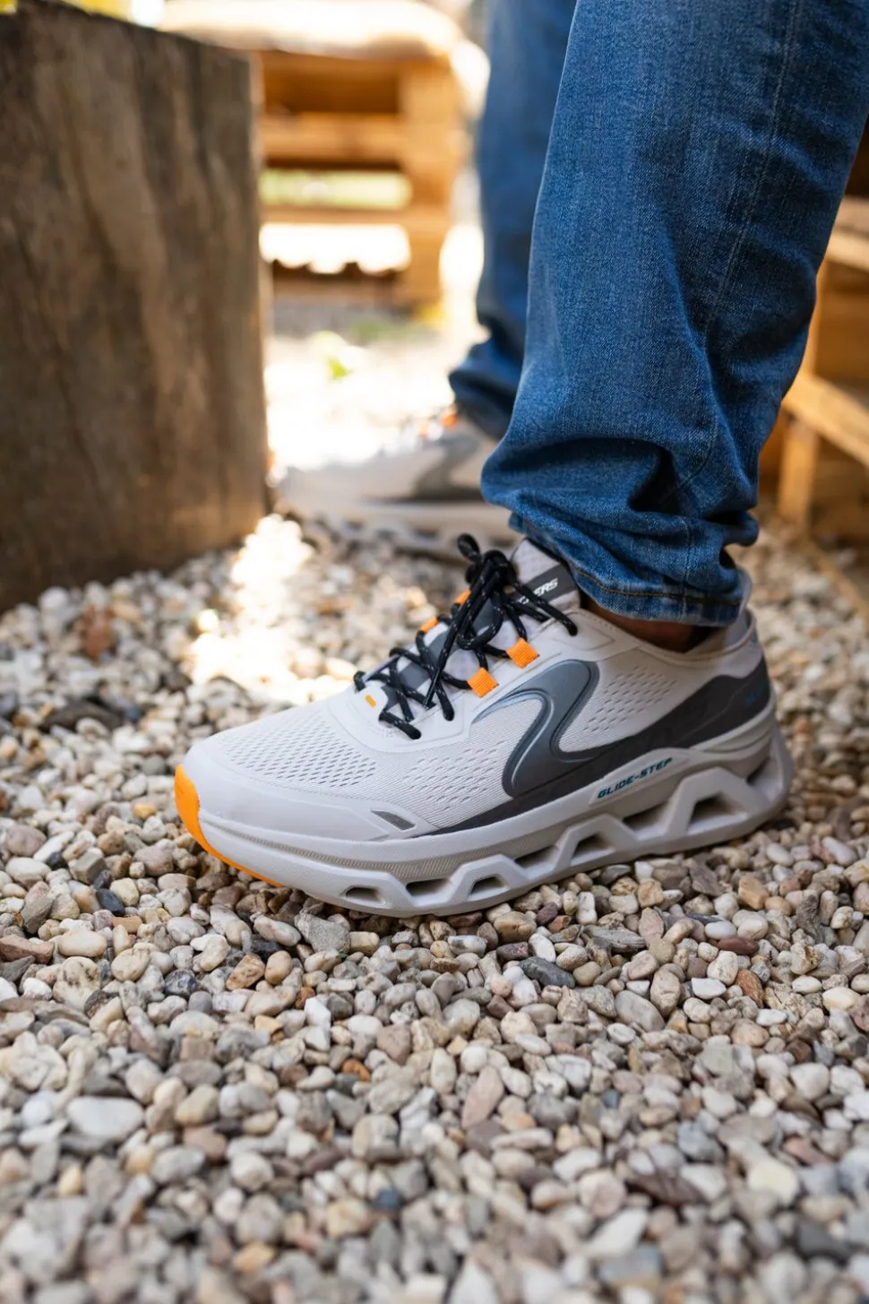 Skechers Slip-Ins Glide-Step Altus Sneakers Grijs Heren