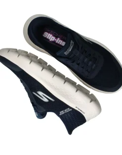 Skechers Slip-ins Go Walk Flex Sneakers Blauw Dames