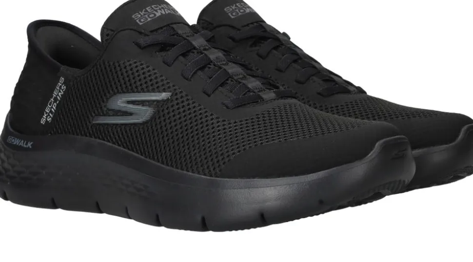 Skechers Slip-Ins Go Walk Flex Instappers Zwart Dames